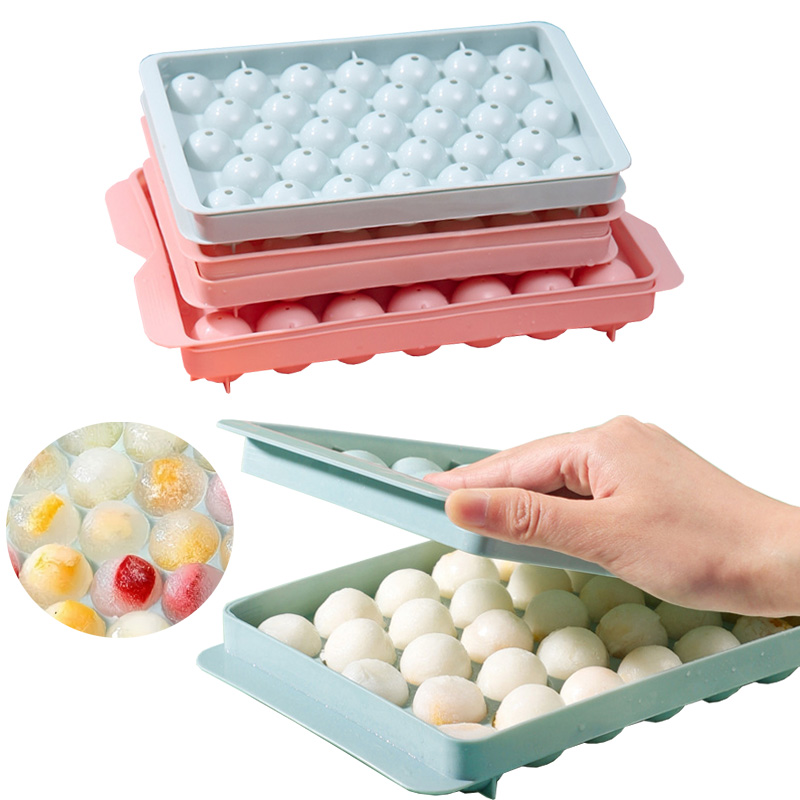 Kitchen Gadgets Baking - Bandeja redonda de cubos de gelo,