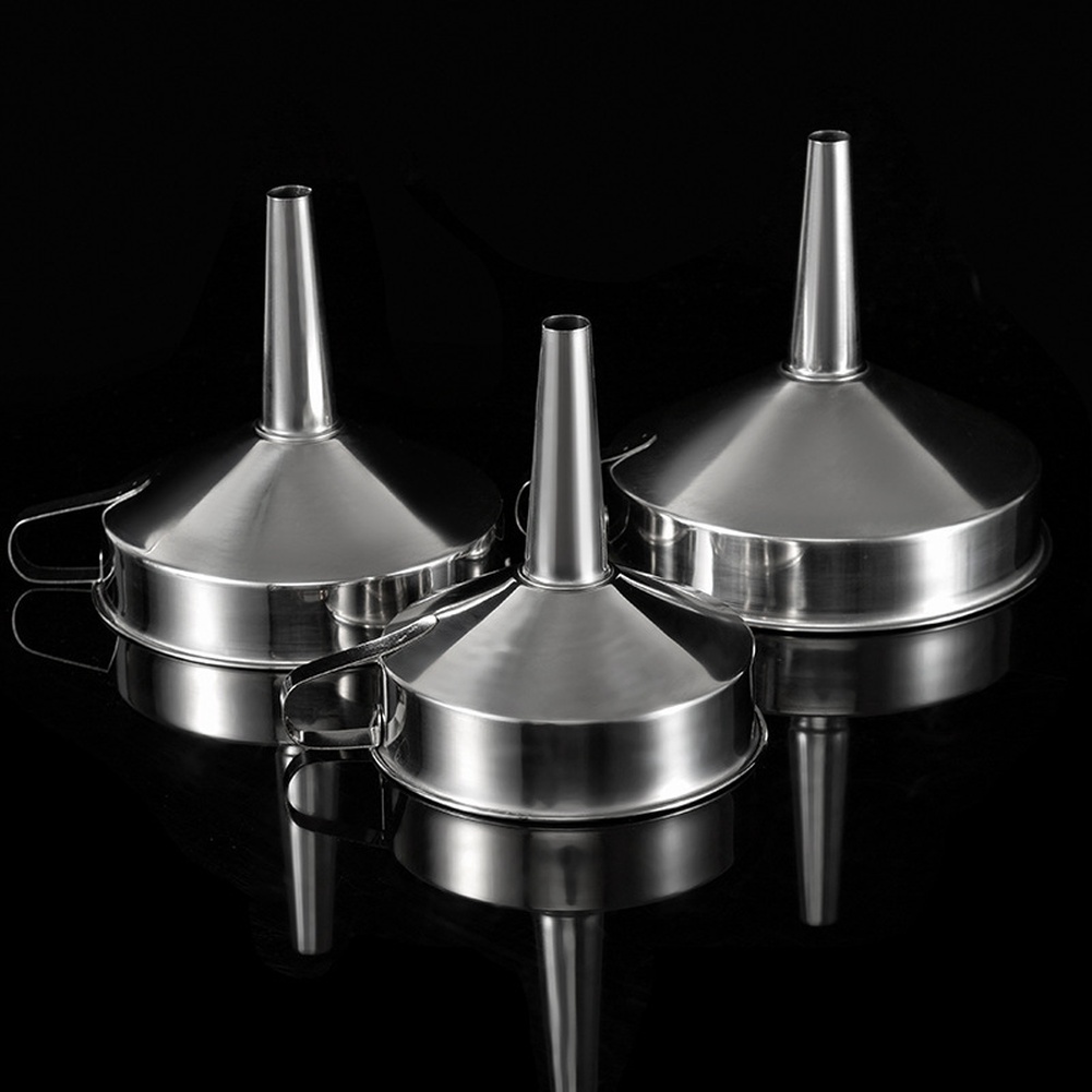 Kitchen Gadgets And Equipment - Funil de Aço Inoxidável com Boca