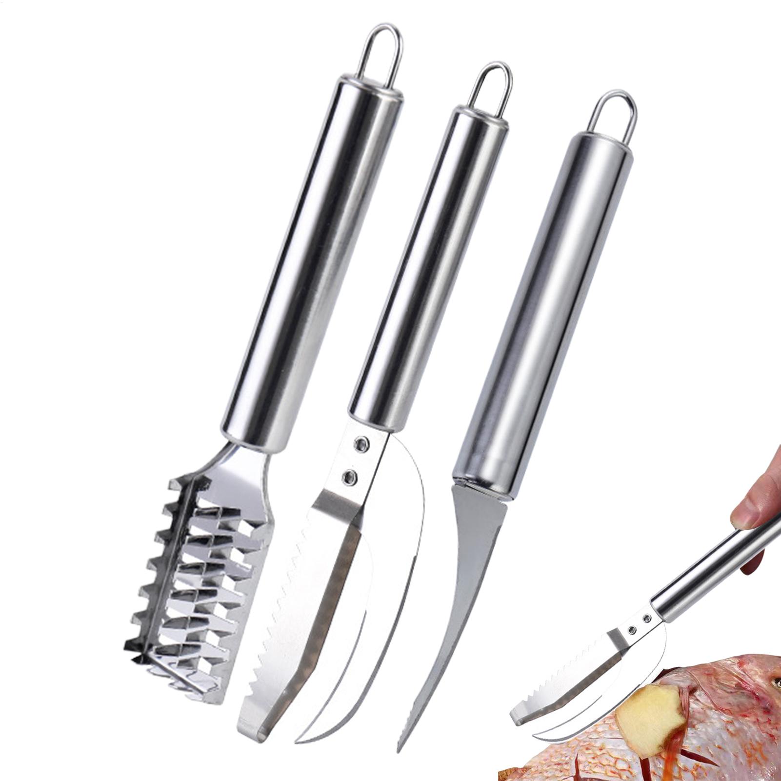 Kitchen Gadgets For Seniors - Removedor de Escamas de Peixe, Faca