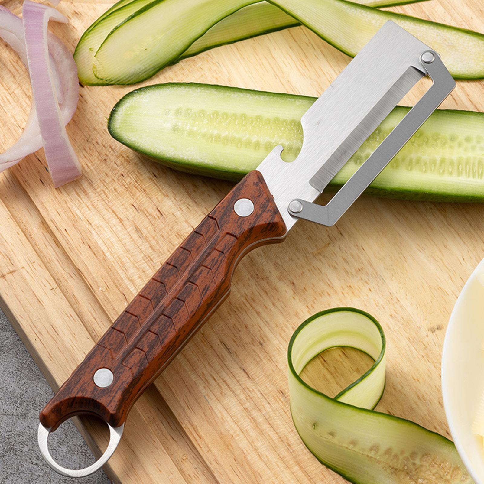 Vegetable Kitchen Gadgets - Descascador de legumes para cozinha, ergonômico,