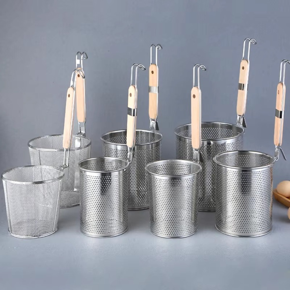 Kitchen Gadgets Pasta - Engrossado funil de aço inoxidável alça