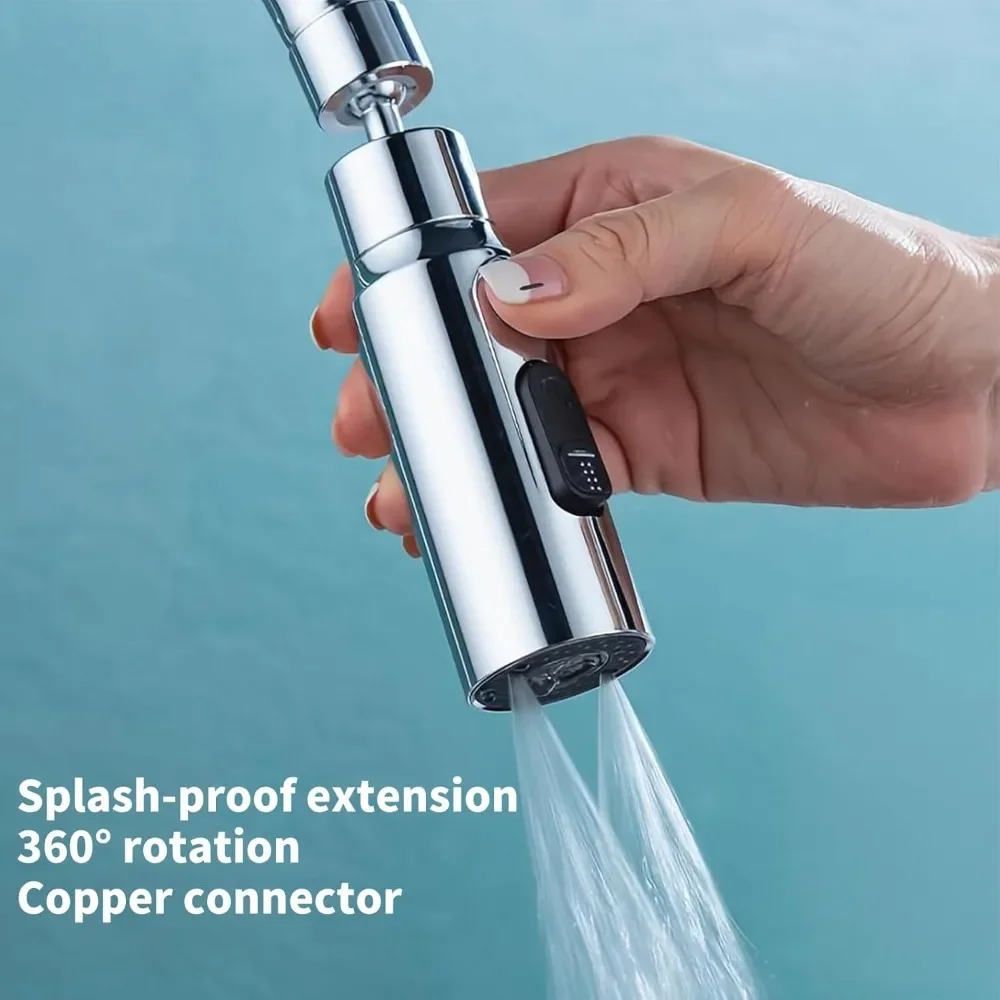Kitchen Gadgets Mixer - 1pc 3 in1 flexível torneira da