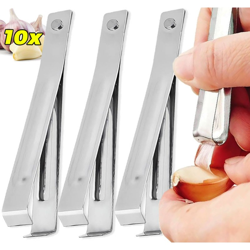 Kitchen Gadgets For Seniors - 10/1 peça Descascador de Alho de