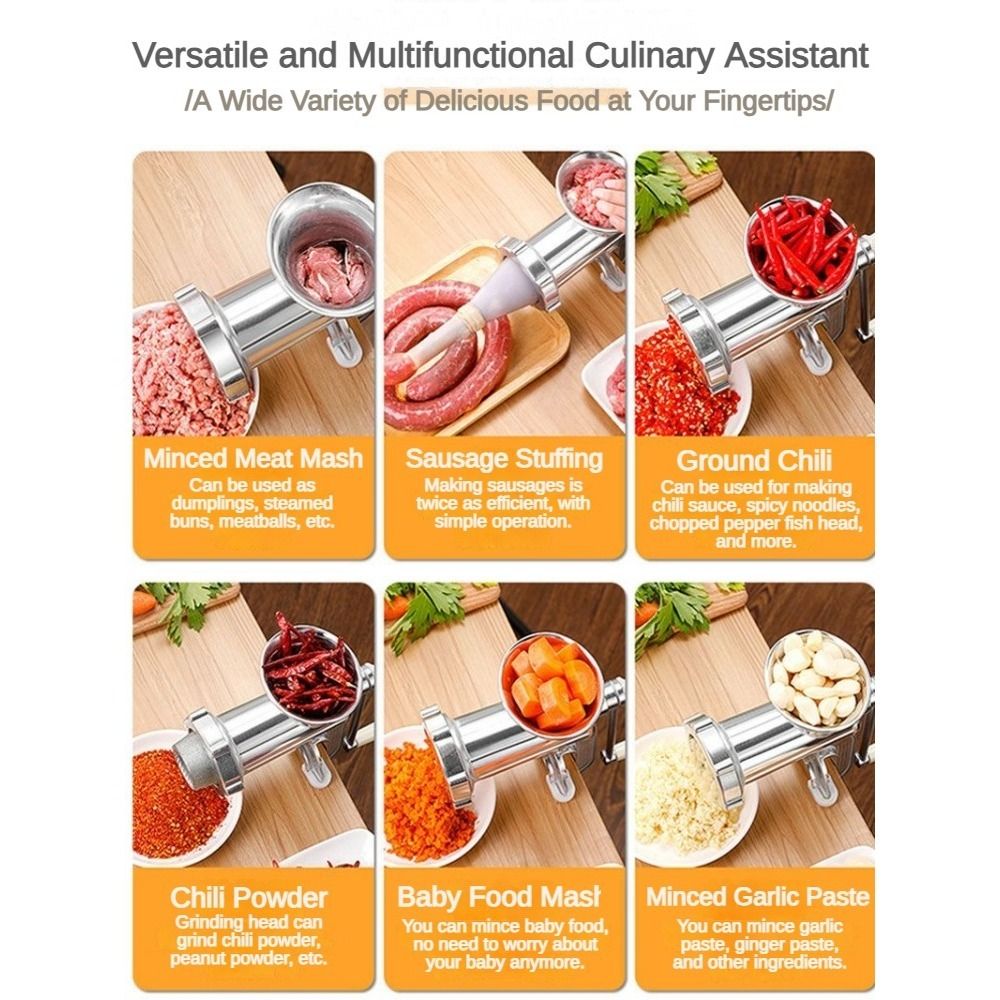 Moedor de Carne Manual Multifu - Kitchen Gadgets Mixer avaliação e preço