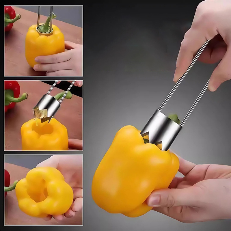Aço inoxidável removedor de nú - Vegetable Kitchen Gadgets avaliação e preço