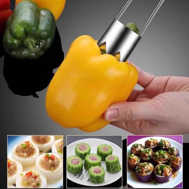 Aço inoxidável removedor de nú - Vegetable Kitchen Gadgets avaliação e preço