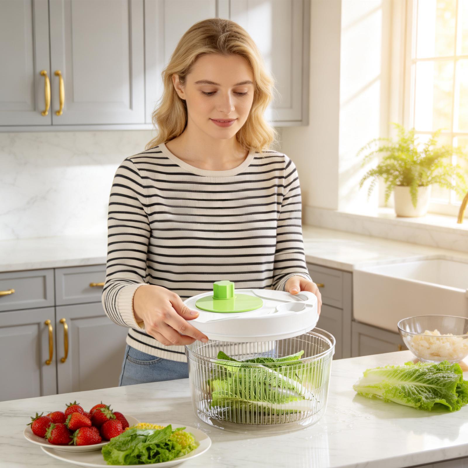 Cesto Escorredor de Alface Mul - Vegetable Kitchen Gadgets avaliação e preço