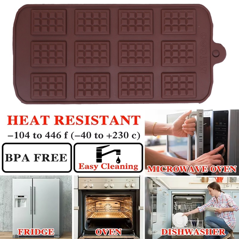 Molde de chocolate de silicone - Kitchen Gadgets Baking avaliação e preço