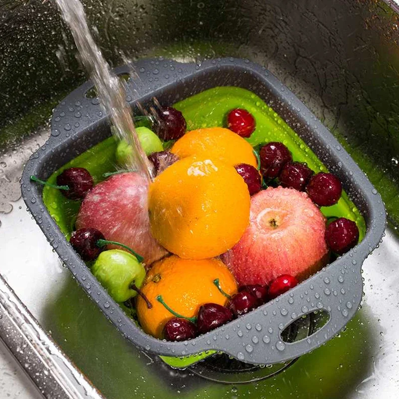 Novo dobrável cesta de lavagem - Kitchen Gadgets For Seniors avaliação e preço