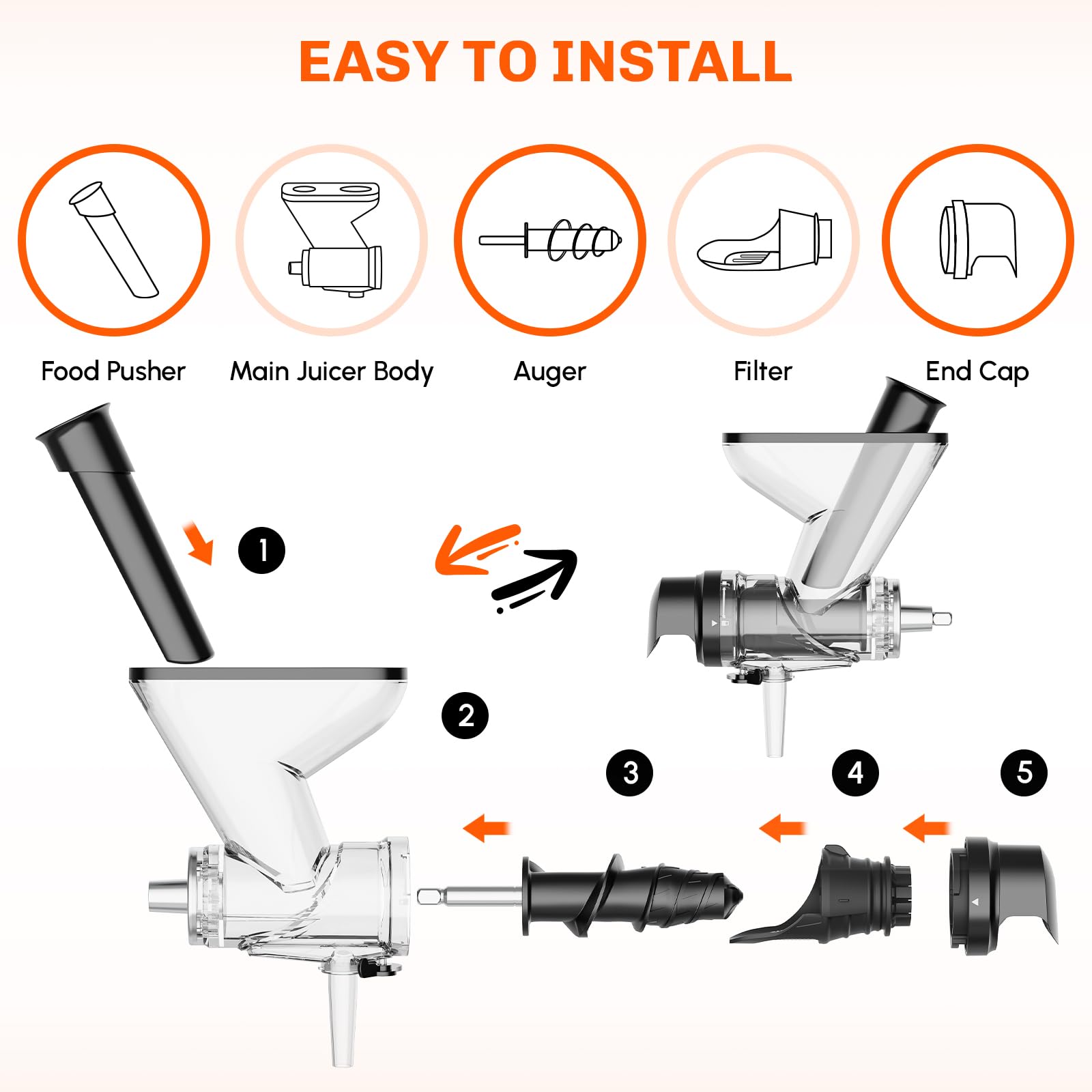Acessório de Espremedor de Fru - Kitchen Gadgets Mixer avaliação e preço