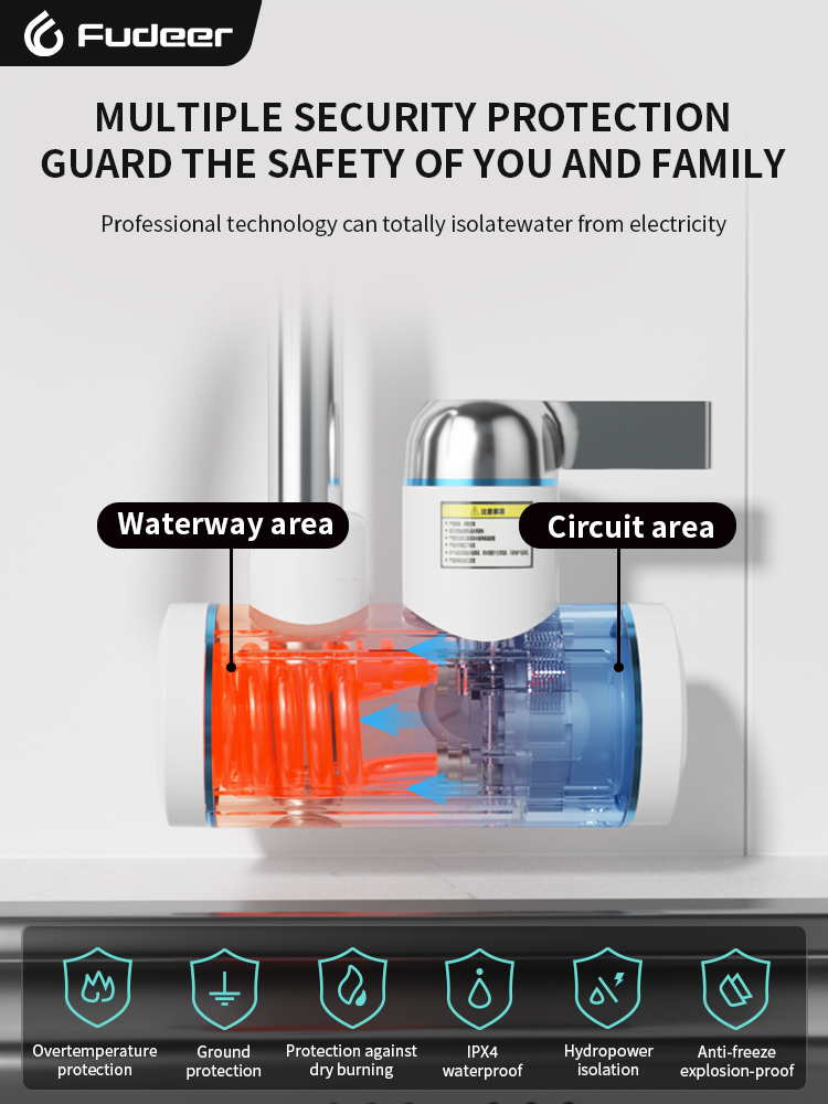 Fudeer aquecedor de água elétr - Kitchen Gadgets Mixer avaliação e preço